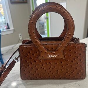 Luar Tan Textured Mini Bag